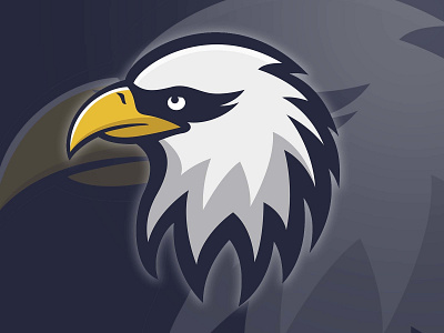Mascot eagle logo for brother's shirt animal art dribbble eagle illustation logo logomaker mascot single