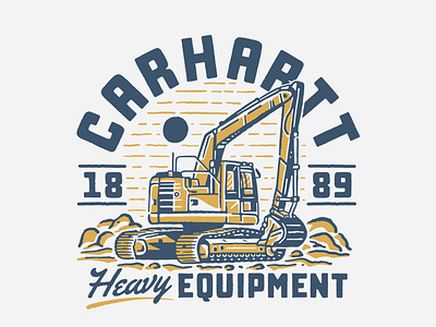 Carhartt Kids artwork design graphicdesign handrawn illustration logo vintage vintage logo