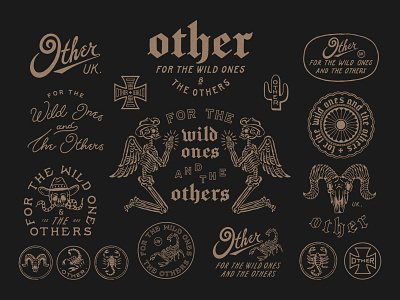 OTHER UK - For The Wild Ones & The Others. branding cmptrules graphic design handrawn illustration vintage vintage logo