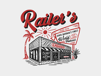 Railers artwork branding cmptrules design handrawn illustration lettering logo typography vector vintage