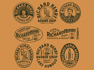 Branding design for Richard Henry Barber