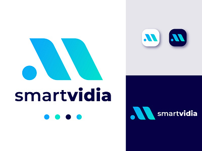 Smart Vidia Logo branding branding design logo logo design modern simple