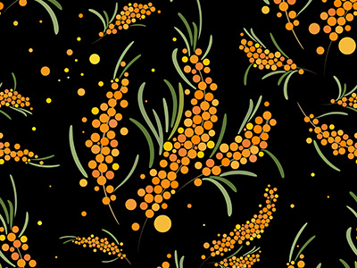 Seabuckthorn pattern
