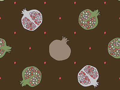 Pomegranate pattern design fabric food fruit garden modern nature pattern pomegranate print seamless textile