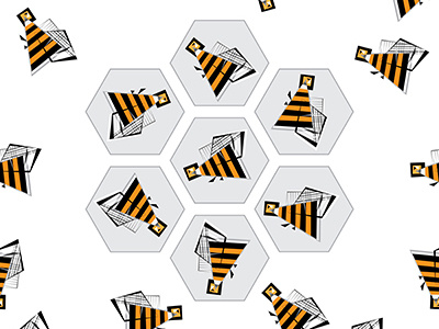 Bees and honeycombs