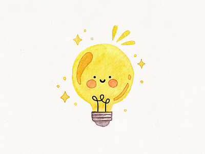 cute lightbulb