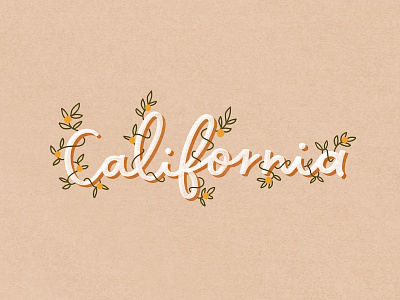 California california handlettering lettering lettering artist