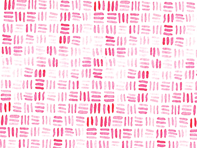woven pattern no.2 floral illustration pattern pink watercolor