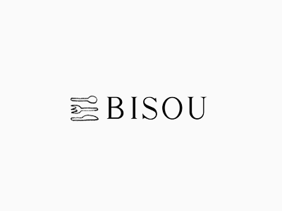 bisou / logo illustration logo