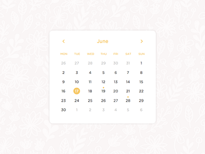 minimal calendar calendar date date picker light minimal ui