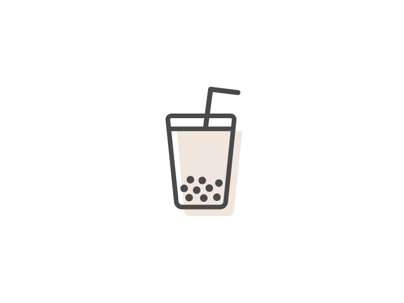 milk tea by Minna So on Dribbble