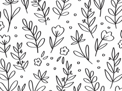 spring flowers illustration pattern plants