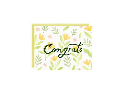 Minna May - Congrats Greeting Card