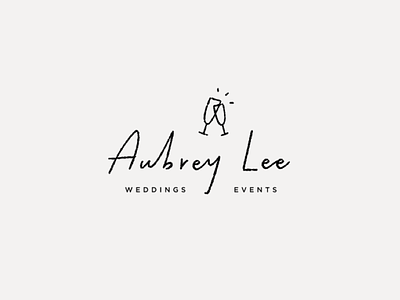 Aubrey Lee branding hand drawn handlettered handlettering logo