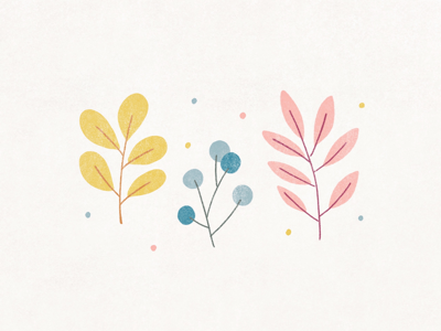 Happy Plants illustration plants