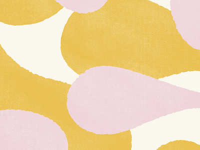 pink + yellow illustration pattern