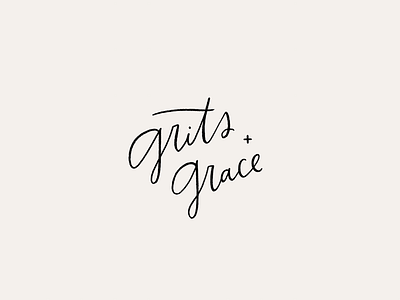 grits + grace : wordmark