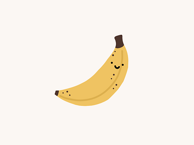 cute banana illustration banana cute food illustration