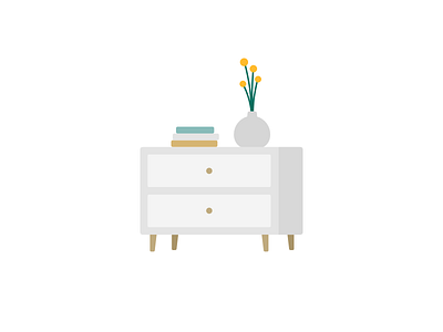 Dresser dresser furniture illustration