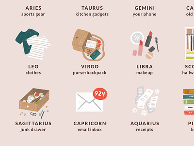 Horoscope Illustration – 01 horoscope illustration zodiac sign