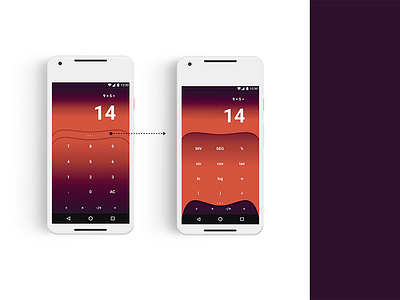 UI Design - Mobile Calculator calculator dribbble mobile ui uidesign