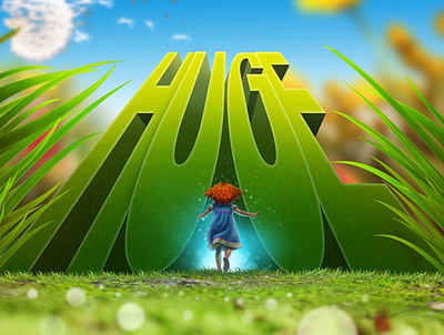 Huge Game 2d 3d art branding design environment games graphic design illustration motion graphics ui