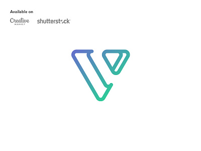 Letter V logo design