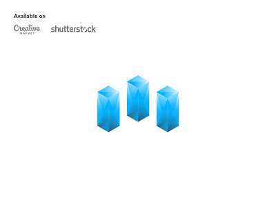 3D Logo design 3d branding geometric illustration logo modern