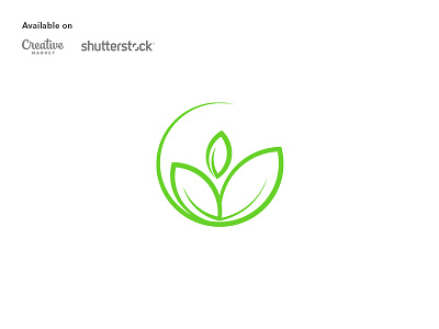 Flower logo design brand branding clean leaf leaves logo line logo logo modern simple wordmark