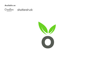 Organic logo design brand branding clean leaf leaves logo line logo logo modern simple wordmark