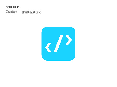 Coding logo design coding develope logo modern programing simple