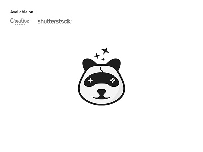 Panda game logo design