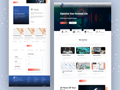 Consultancy Company Landing Page