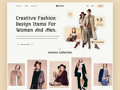 Fashion Company Landing Page