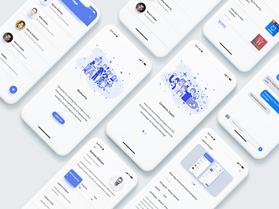 Team App White by Abu Naser Ramim on Dribbble