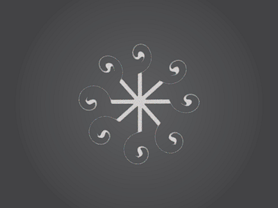 Logo branding design glitter icon logo web