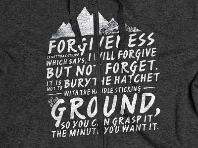 Mountain Hoodie apparel quote type