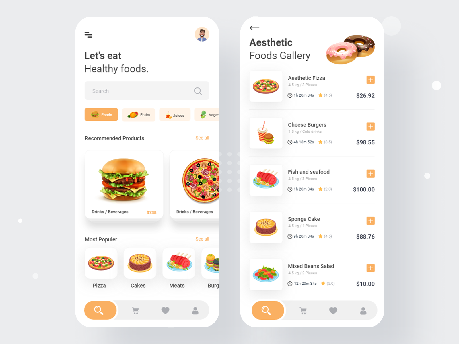 Food Recipe App by Abdullah Mamun for Twinkle on Dribbble