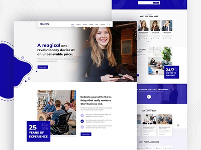 Techopz - Agency and business template