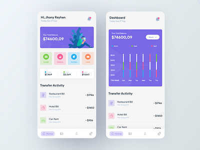 Finance App Visual Exploration