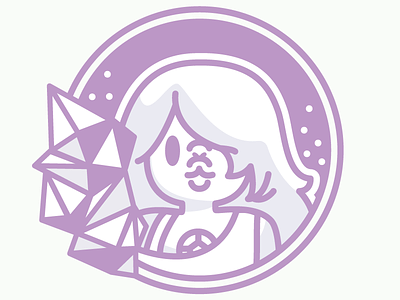We'll Always Save The Day amethyst icon illustration line steven universe
