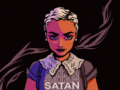 Prudence - Chilling Adventures of Sabrina goth illustration netflix procreate sabrina satan