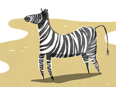 Zebra Illustration art book children book illustration story zebra