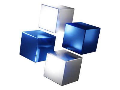 Magic Cubes 3d art blender c4d creative cubes design graphic design metal rendering ux