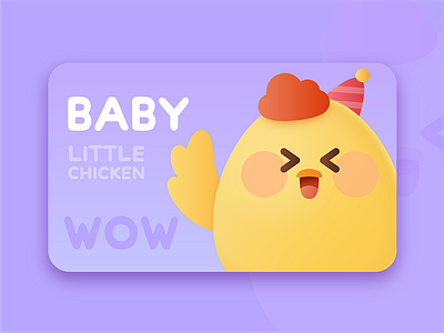 Wow baby chicken mascot