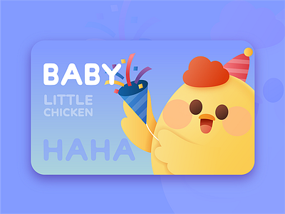 Haha baby chicken mascot