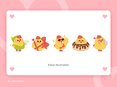 ILLUSTRATION chicken emoji illustration