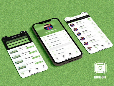 Futsal app mobile ui ui design uidesign uiux