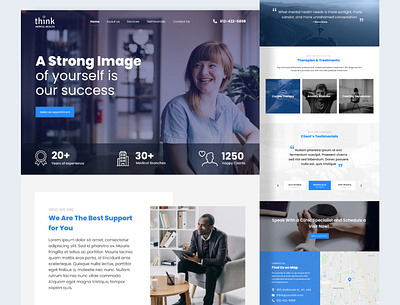 Mental Health Expert design doctor health healthcare mentalhealth mind minimalist ui uidesign uiux website concept website design websites webui webuiuxdesign webux