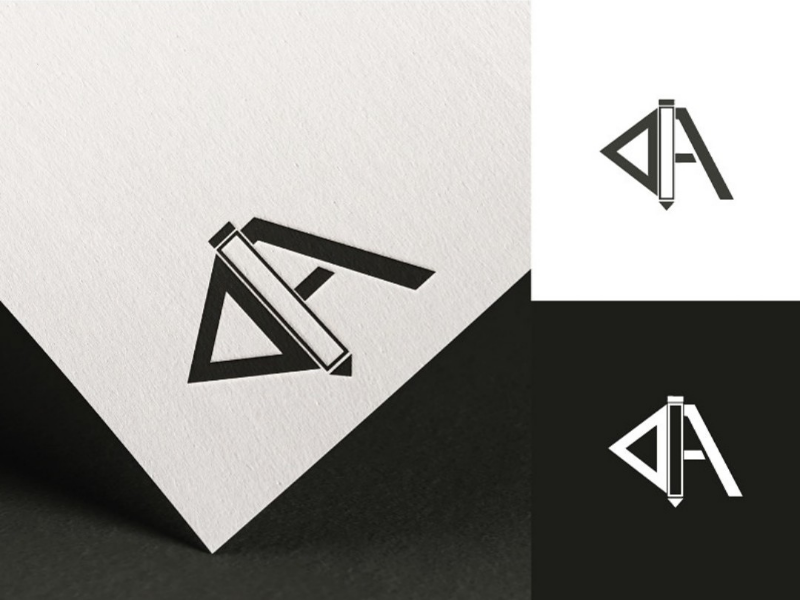 DA logo by Ritik Chauhan on Dribbble